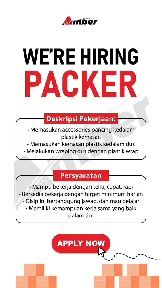 LOWONGAN BAGIAN PACKER ACCESSORIES PANCING