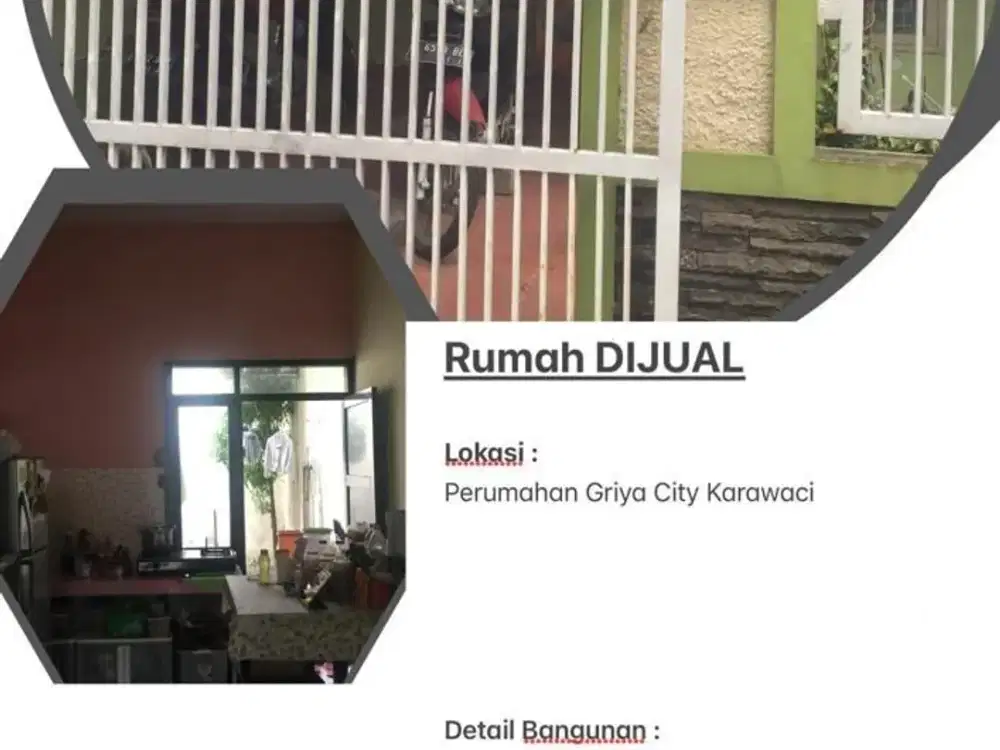 Rumah di Perumahan Griya City Karawaci, Harga Murah, Lokasi Strategis, Siap Huni Dan Bagus