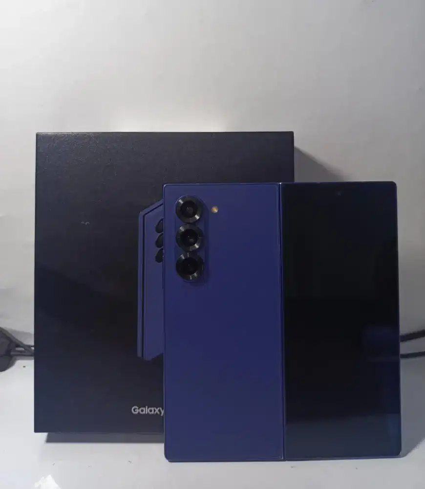 SAMSUNG Z FOLD 6 5G RAM 12/512GB ORIGINAL SEIN MULUS NORMAL FULLSHET