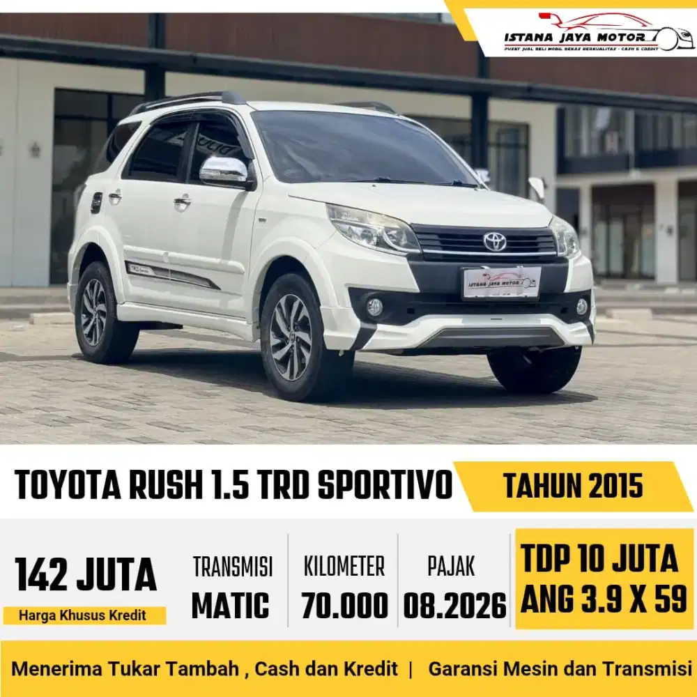 Toyota Rush TRD AT th 2015 #istana jaya motor