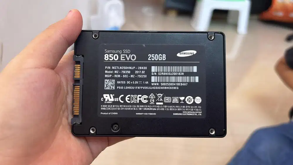 Ssd Samsung Evo Original 250GB Second Kondisi Aman Jual Cepat BU