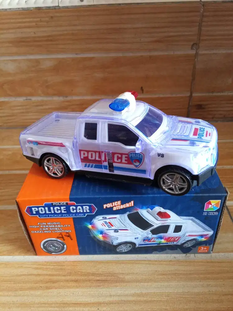 mainan anak pickup polisi baterai