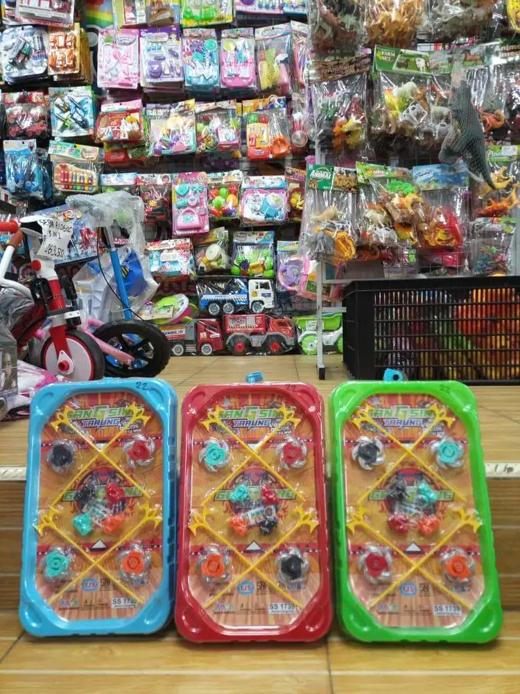 mainan anak gangsing arena