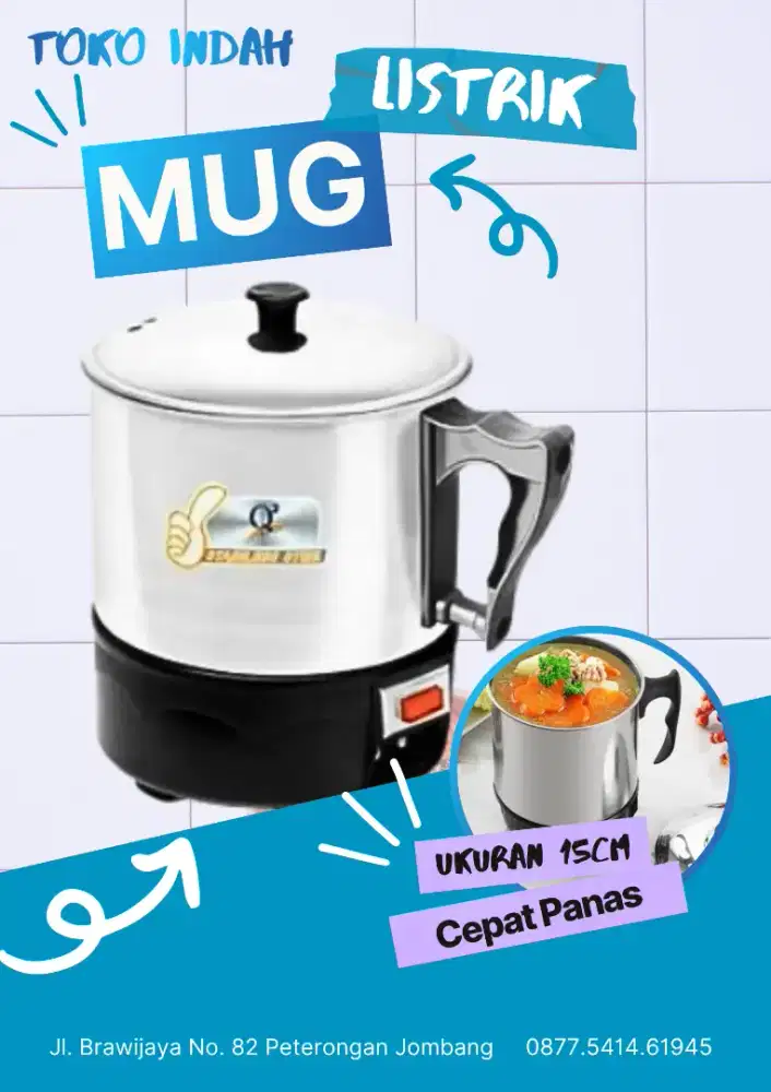 Mug Listrik 15cm