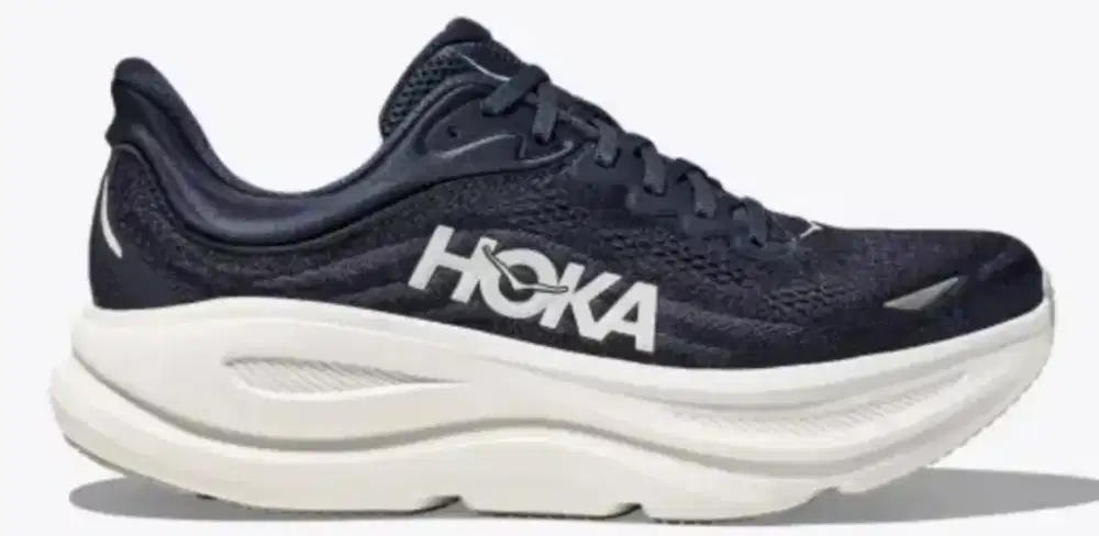 Sepatu Men Hoka Bondi 9 Navy White