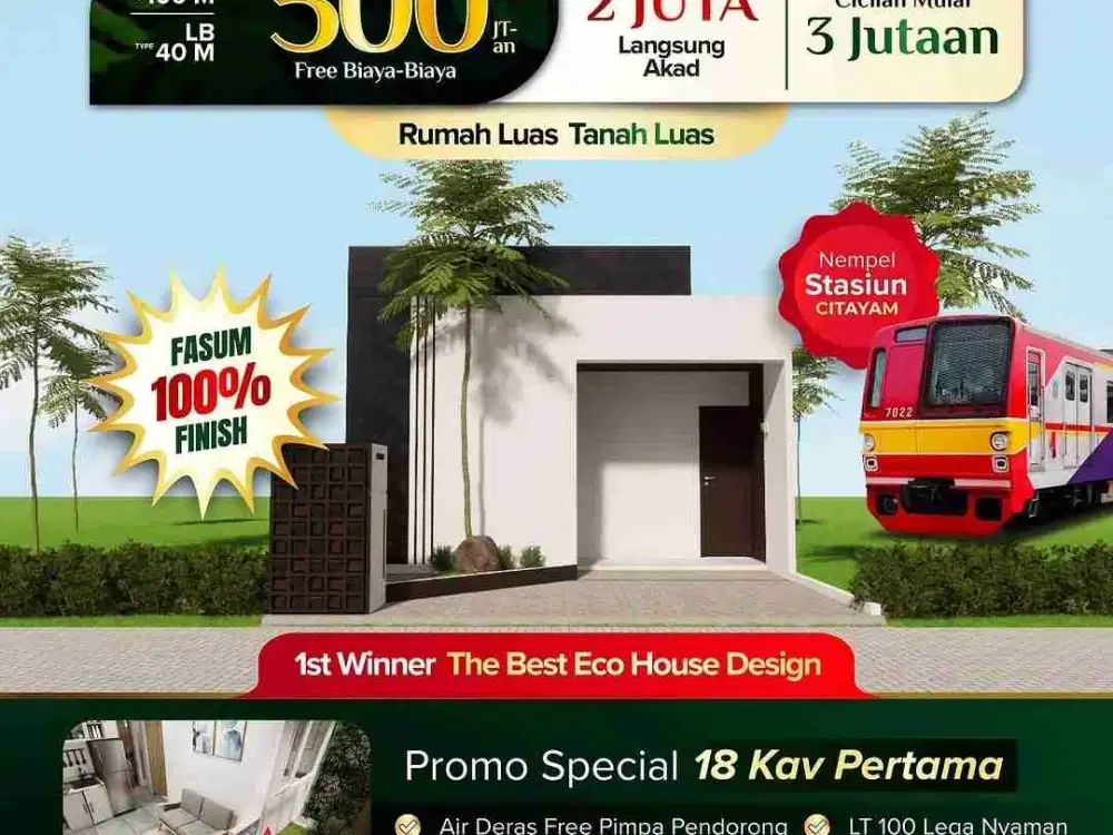 Rumah Modern Estetik Akses Strategis Di Tajur Halang Bogor