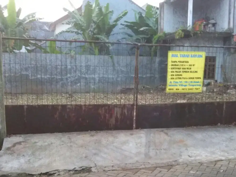 Dijual Tanah Hoek Islamic Village Tangerang