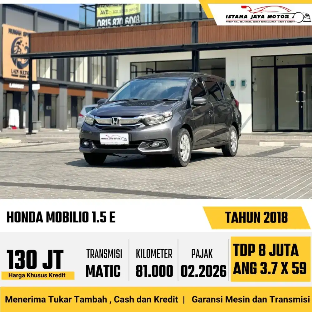 Honda Mobilio E AT th 2018 #istana jaya motor