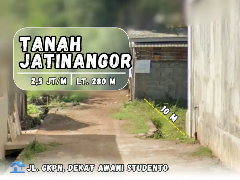 Tanah Jatinangor LT 280m – Lokasi Strategis Dekat Unpad dan ITB