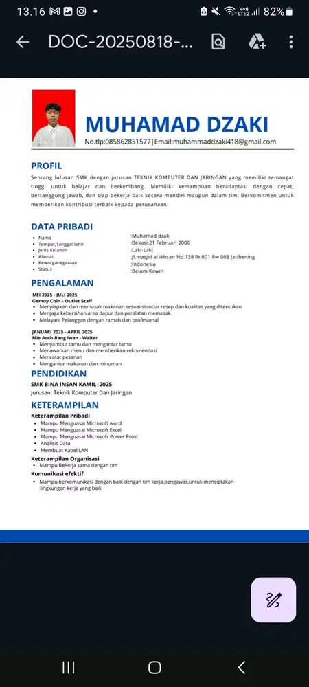 cari pekerjaan yang halal