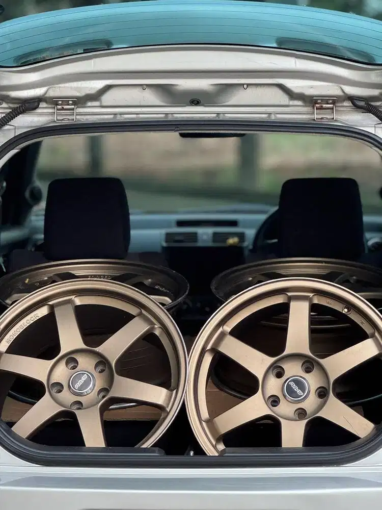 VELG R18 TE37 OG BRONZE