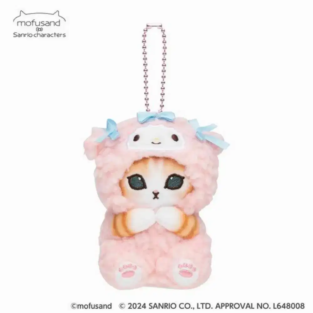 Bagcharm Mofusand Kucing Sanrio