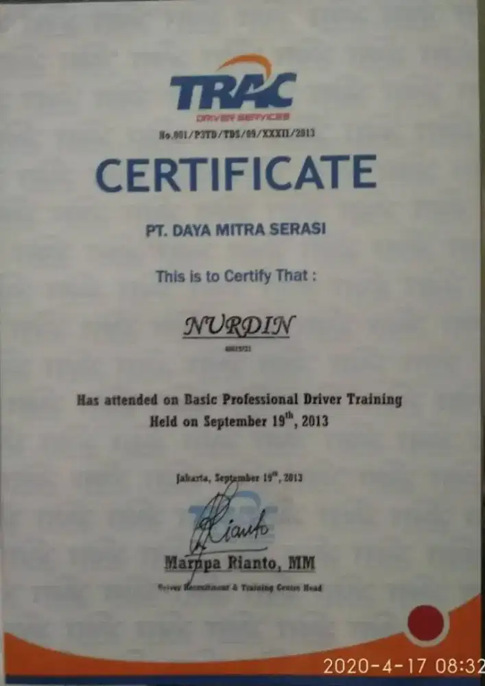 Driver siap ditempatkan di mana saja