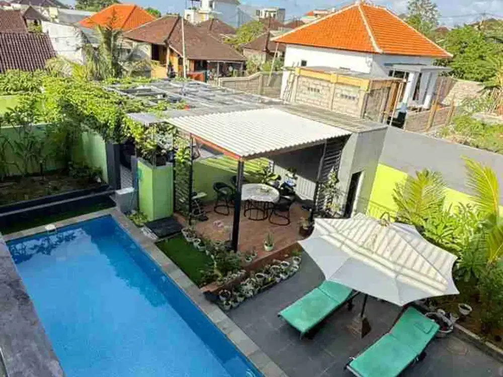 dijual buc villa dengan luasan besar terdapat 2 villa dengan luas 10 are hrga hanya 7,8 milyar