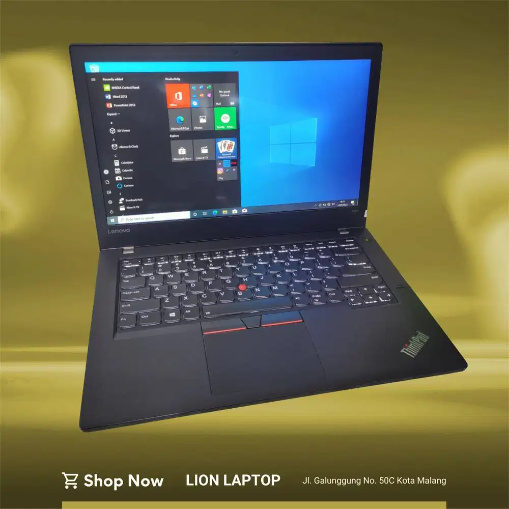 RAM 8GB SSD 256GB i5 Touchscreen Lenovo Thinkpad T470 [10|11]