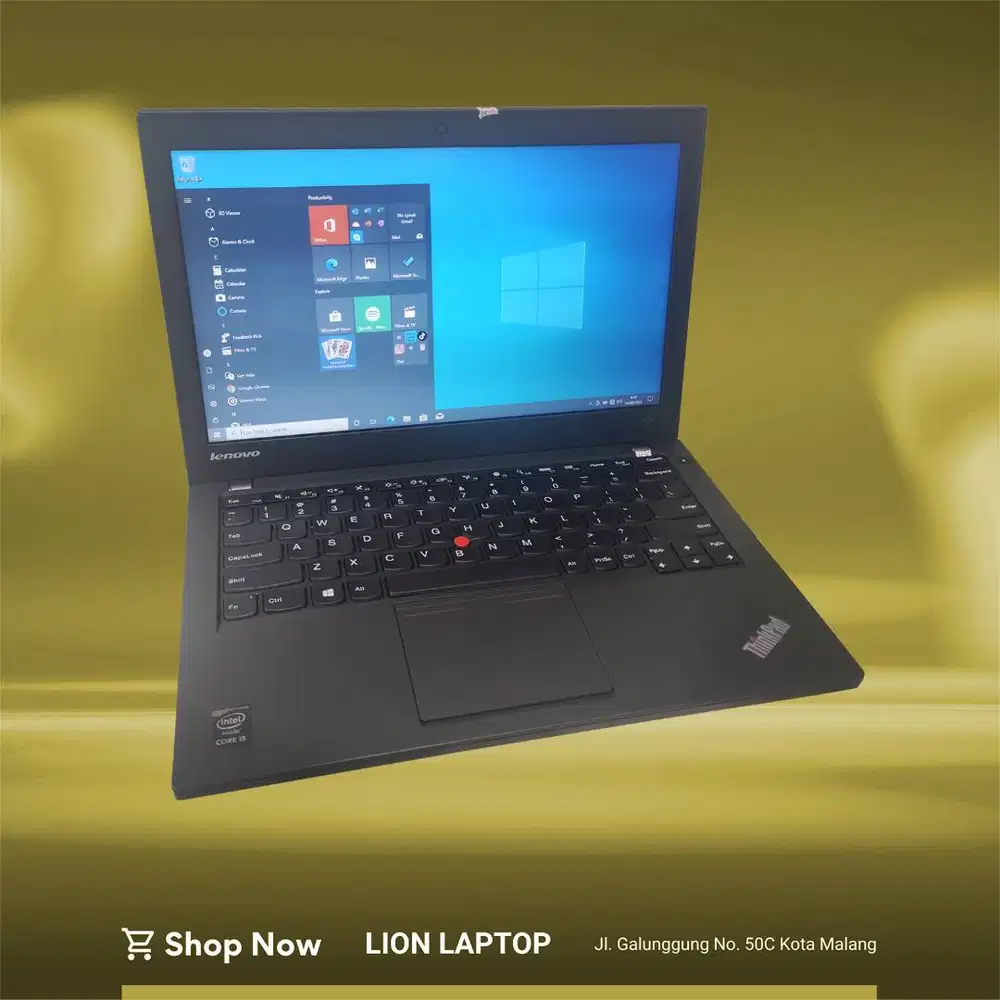 RAM 8GB SSD 256GB Core i5 Murah Lenovo Thinkpad X240 [10|11]