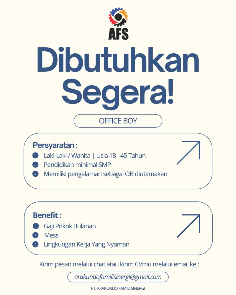 Lowongan Office Boy