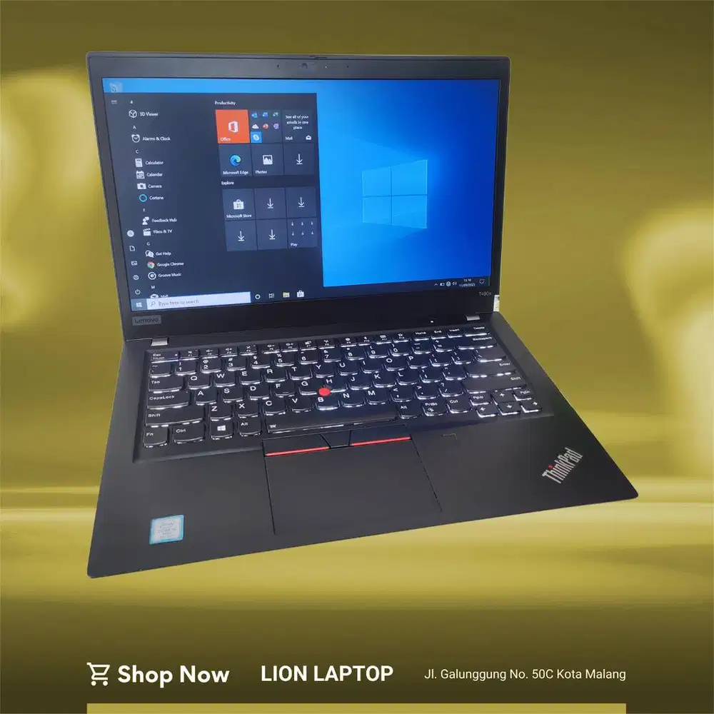 RAM 16GB SSD 512GB Core i5 Slim Lenovo Thinkpad T490s [10|11]