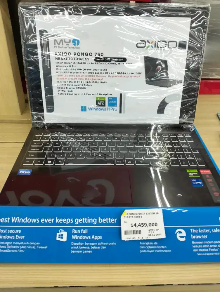 AXIOO PONGO 750 Intel Core i7 -1362OH