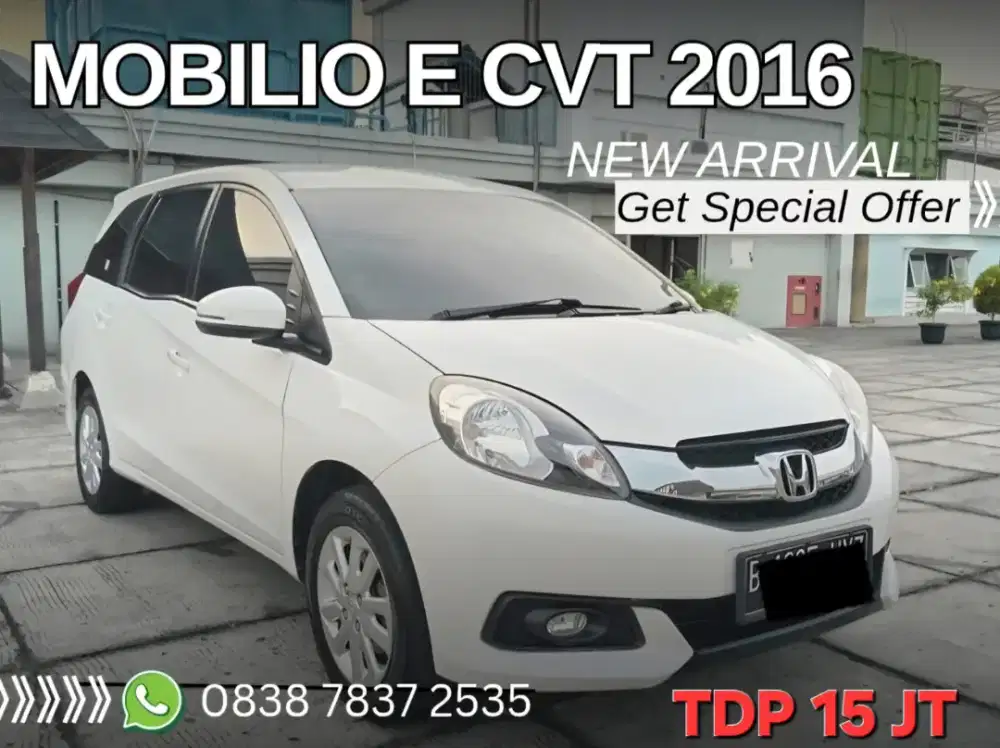 2016 Honda Mobilio E cvt 1.5 Matic terawat