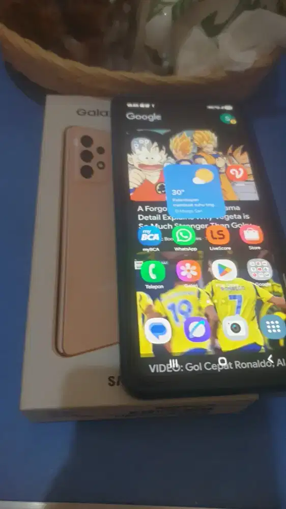 Samsung A53 5G komplit mulus