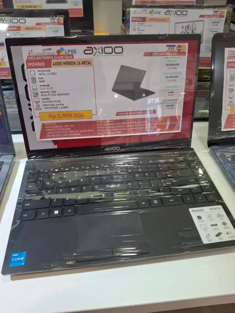 Laptop AXIOO MYBOOK Z6 METAL cicilan 0%