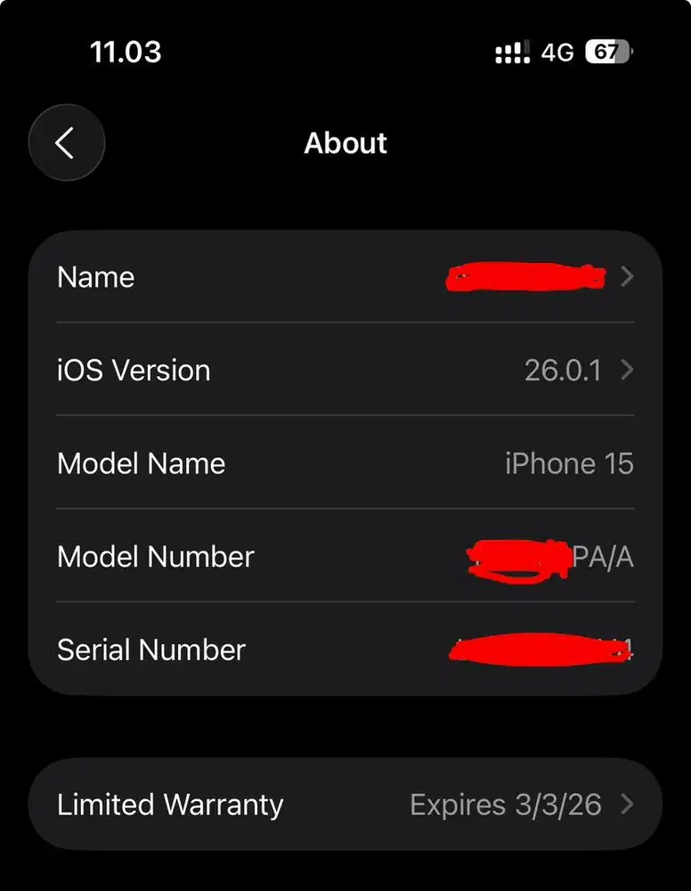 DIJUAL! iPhone 15 128gb Resmi