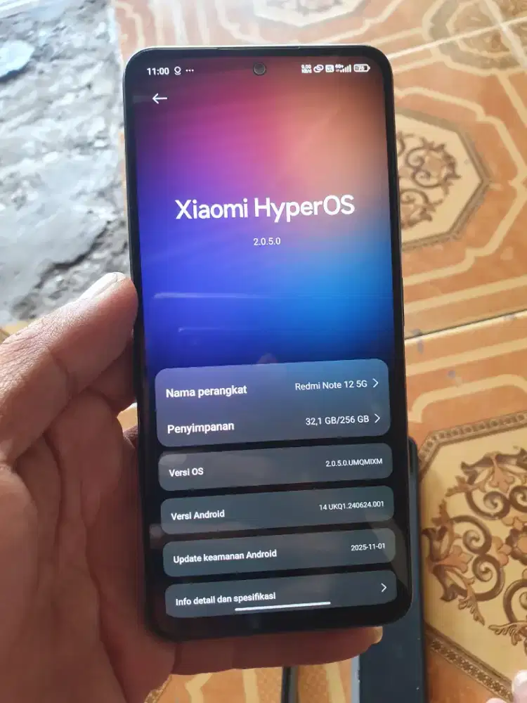 Redmi note 12 5G 8/256
