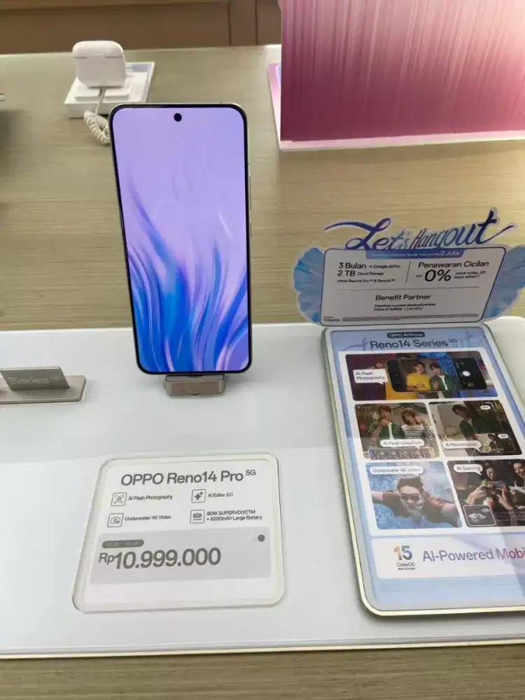 PROMO CICILAN BUNGA 0% OPPO RENO14 PRO 5G