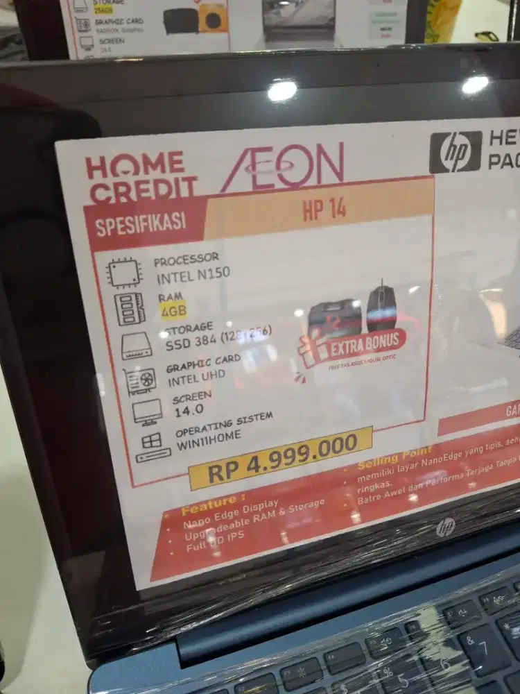 Laptop HP 14 cicilan 0%