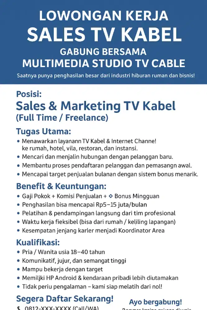 Account Executive Product Internet TV