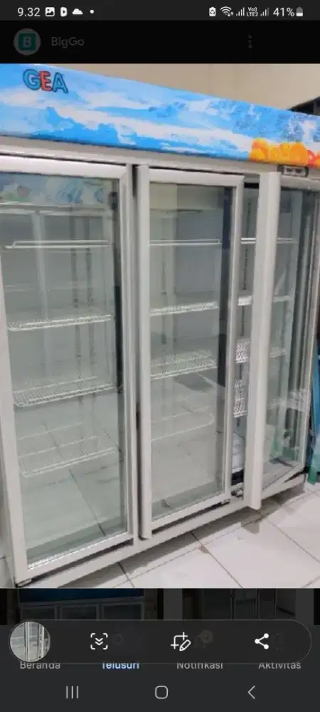 showcase 3 pintu GEA 1500L