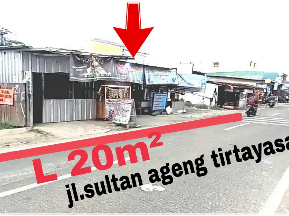 Dijual Lahan Strategis Hadap Ke Jalan Utama Sultan Ageng Tirtayasa Kunciran