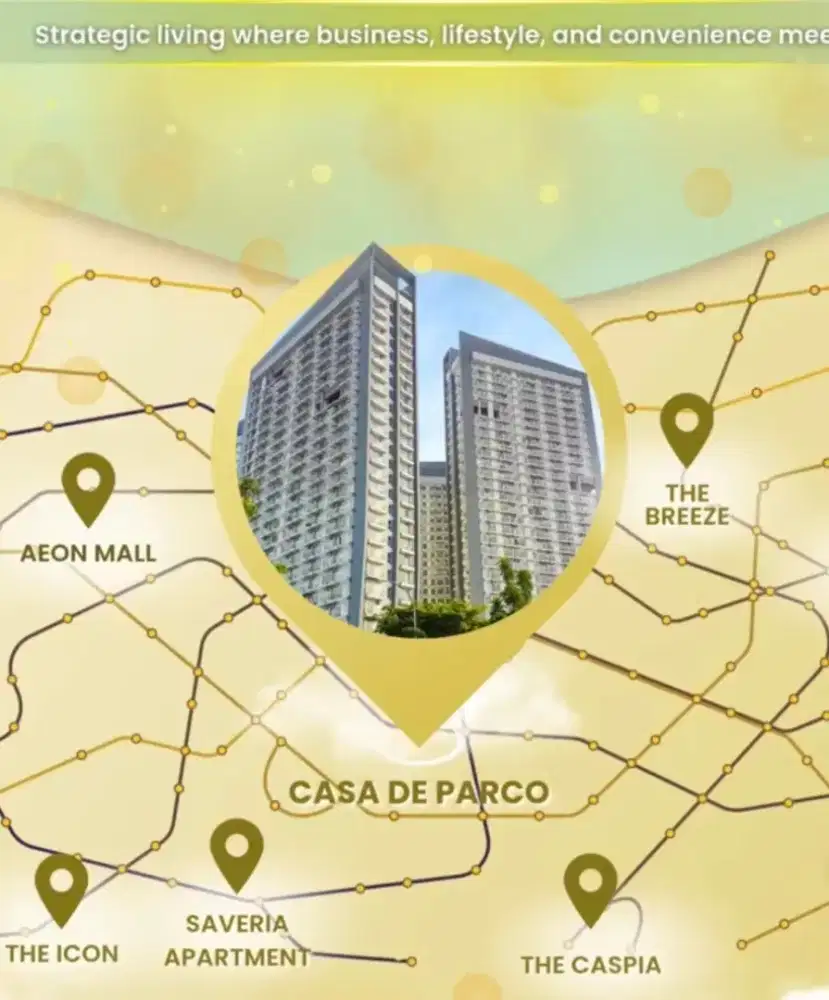 DIJUAL CEPAT Apartemen Casa De Parco @ BSD