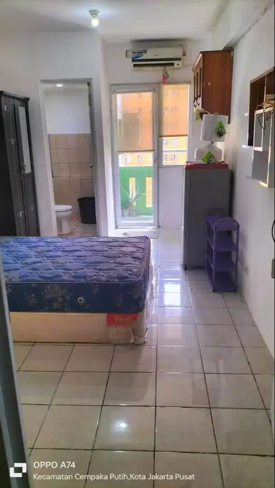 DISEWAKAN Apartemen Tipe Studio Green Pramuka City Tower Faggio