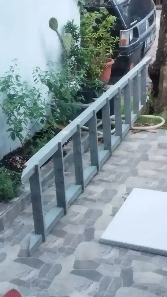 Jual tangga kayu bekas, panjang 3 meter