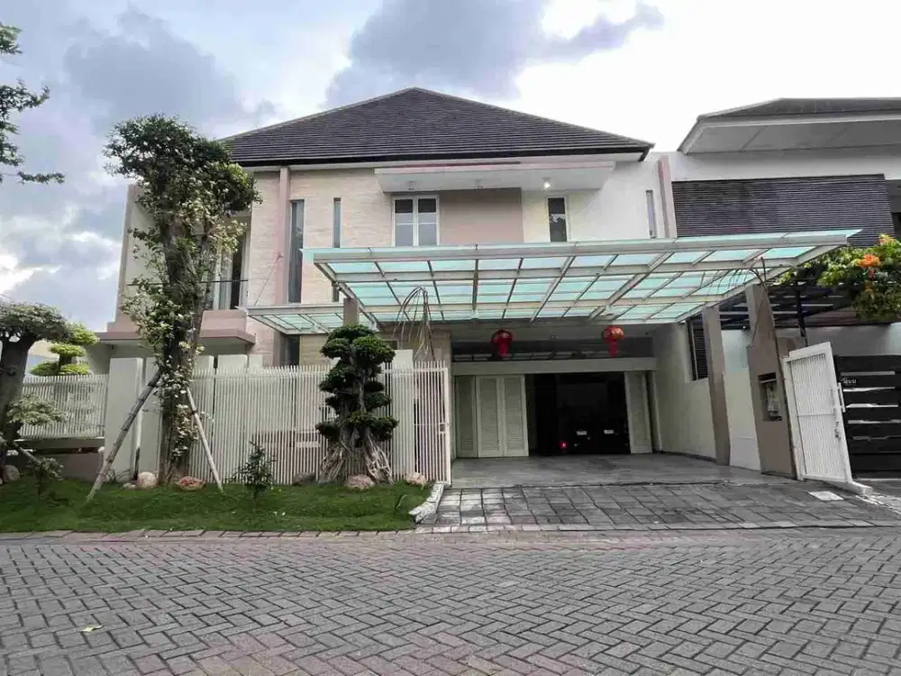 dijual rumah lelang cash di Pakuwon indah imperial golf Surabaya barat