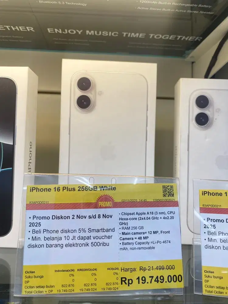Ready IPHONE 16 PLUS 256GB | Bisa cicilan Pakai KREDIVO