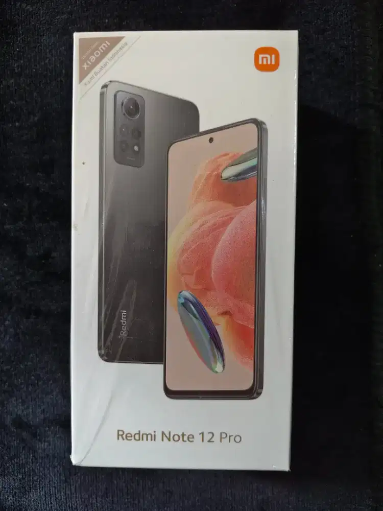 Dijual Cepat! Redmi Note 12 Pro 4G (6/128GB) – Warna Hitam Elegan