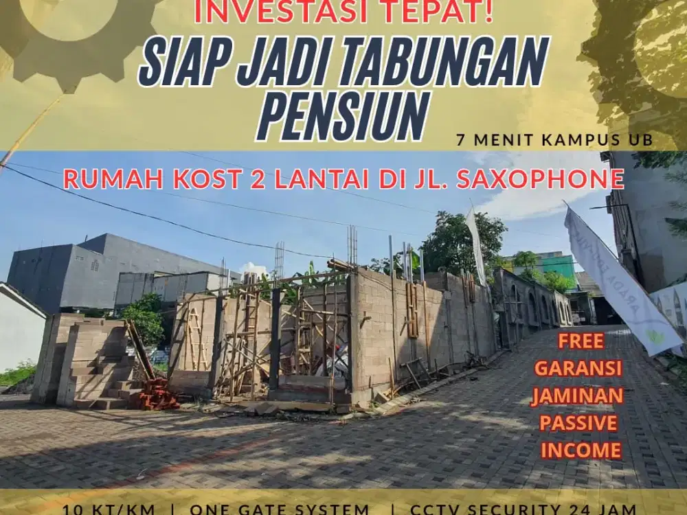 Kost Eksklusif Saxophone, Lokasi Super Strategis Dekat UMM!