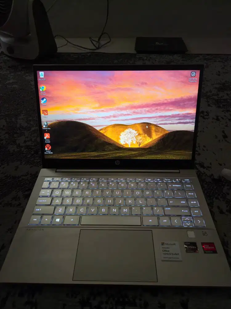 Jual Laptop HP Pavilion 14 Ryzen 5-5500U GOLD minus no BOX