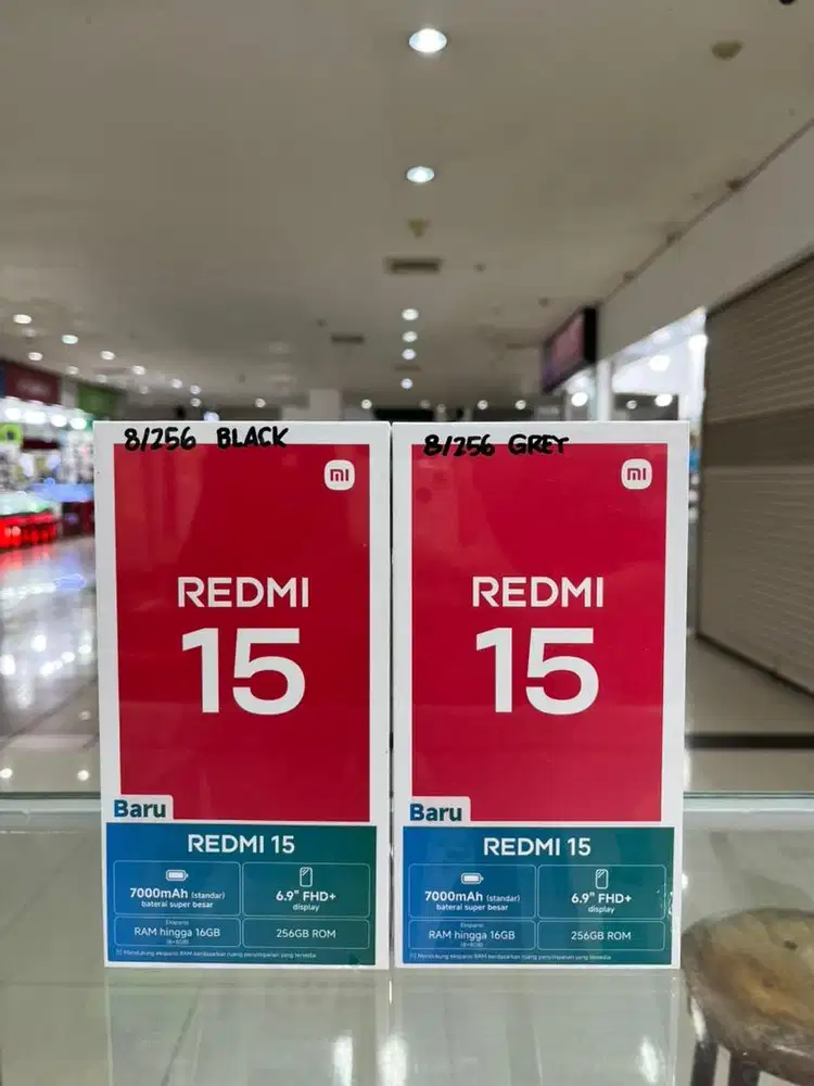 Redmi 15 8/256 baru segel garansi