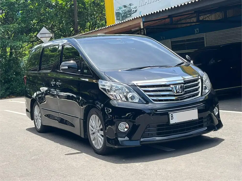 TERMURAH!! TOYOTA ALPHARD SC AUDIOLESS 2.4 AT HITAM 2014