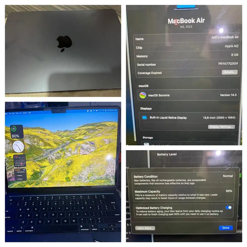 MACBOOK AIR M2.