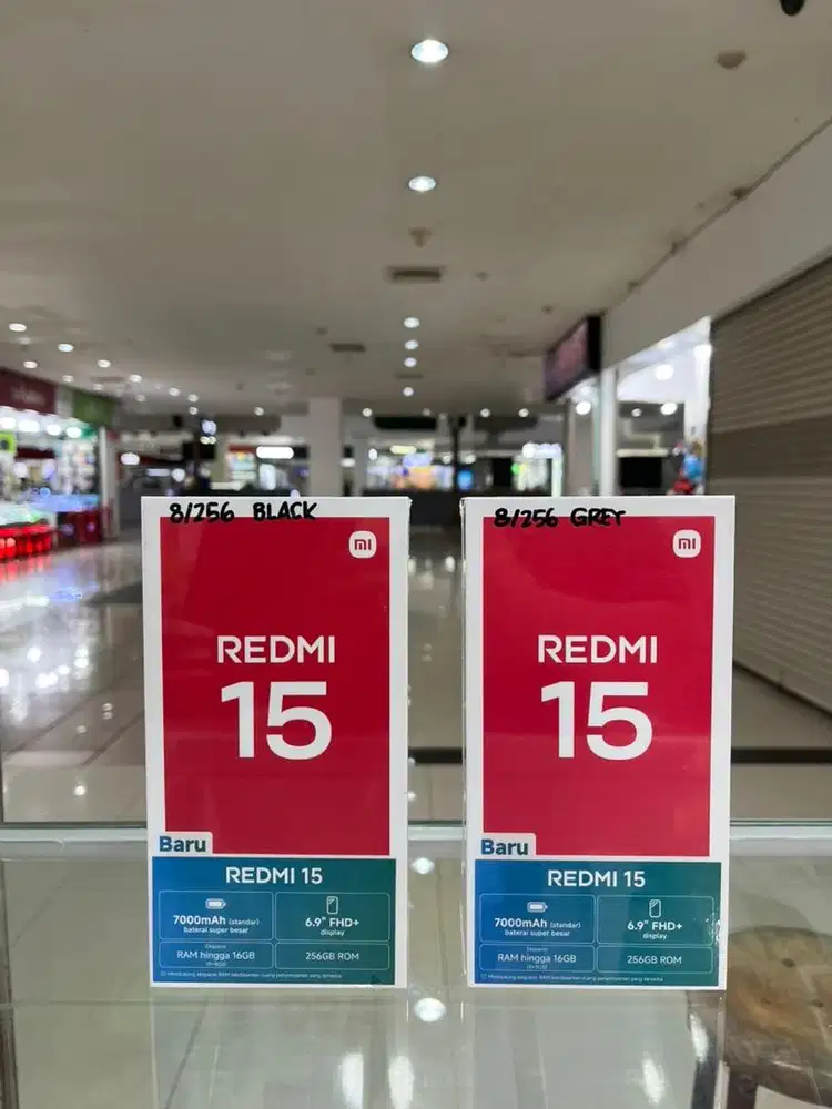 Redmi 15 8/256 baru segel garansi