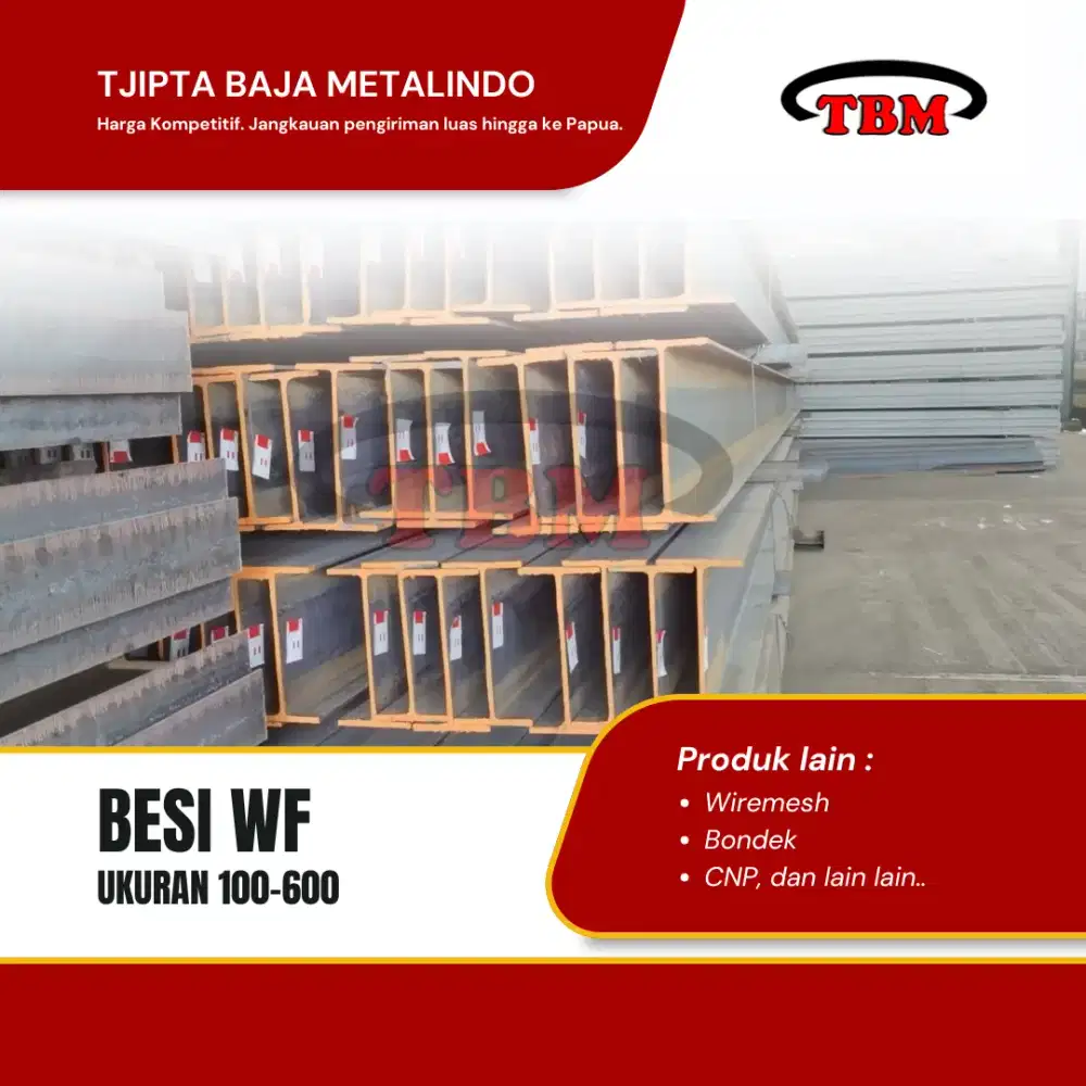 Jual Besi WF ukuran 150 Ready Stock Murah