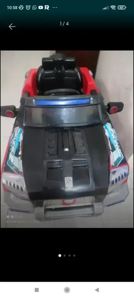 Mobil mainan Aki anak
