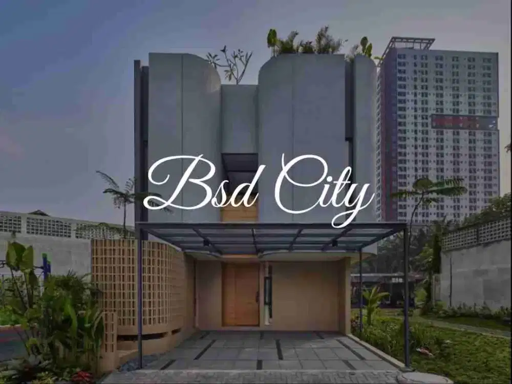 DIJUAL RUMAH BIO DISTRICT BSD CITY BUMI SERPONG DAMAI TANGERANG SELATAN