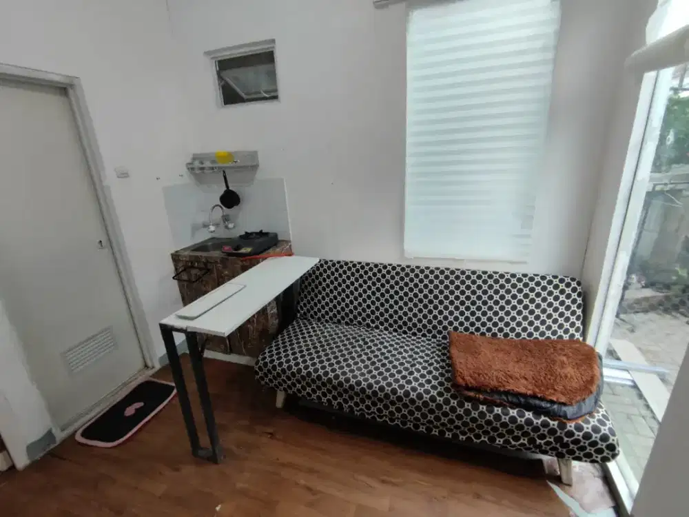 Disewakan Paviliun  Bulanan Lengkap AC Pusat Kota Bandung