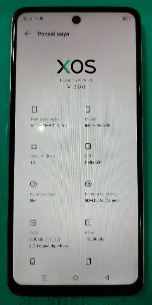 INFINIX SMART 8PRO 8+8/128Gb HP ONLY